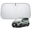 Windshield Sunshade for Toyota Sienta 10 Series Construction with High Heat and UV Light and Thermal Foldable and Includes a Storage Interior Sienta