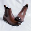 Классические ботинки челси, мужские повседневные кожаные ботинки с острым носком, 2024, брендовые удобные модные ботинки для отдыха на плоской подошве, дизайнерская обувь