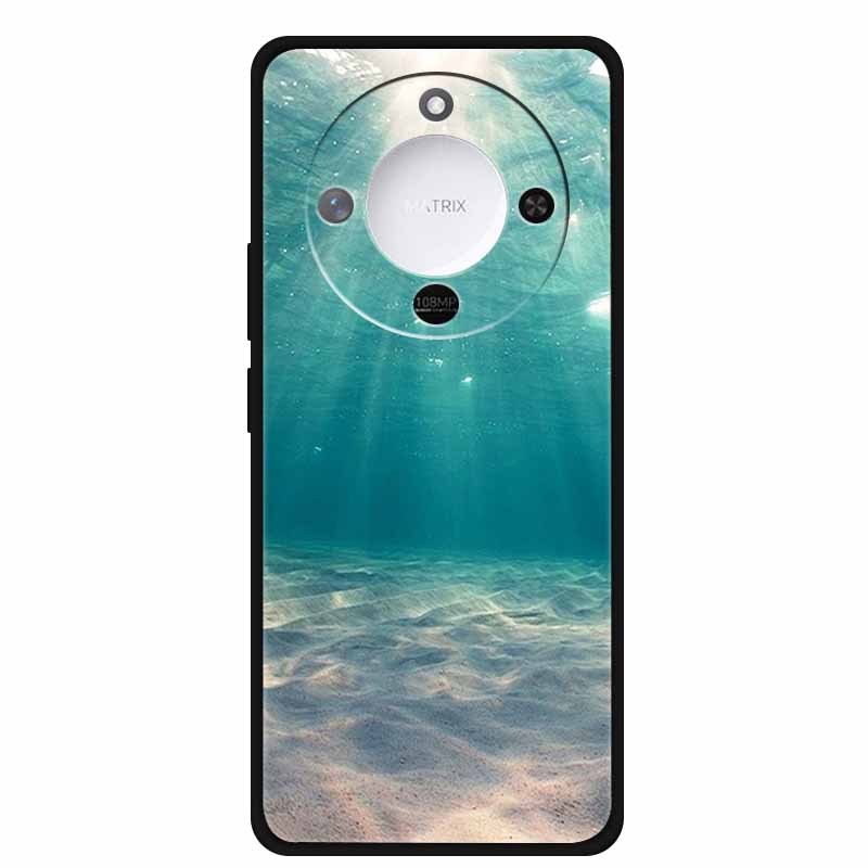 Чехол для Honor X70 5G Минималистичный Техно Стиль ТПУ Силиконовые Чехлы для Телефона для HonorX70 MTN-AN00 Свежие Цветы Бампер Крутой Мягкий fundas