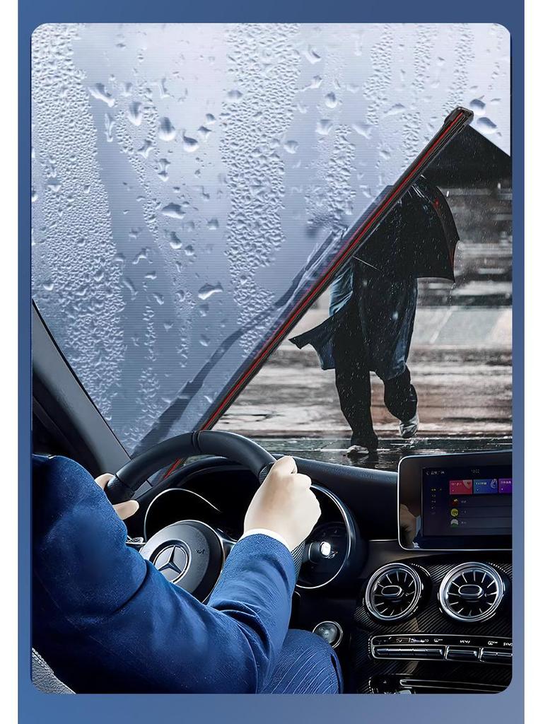 Бесшумные силиконовые щетки стеклоочистителя: Двойная 6-слойная резина без костных вставок для передних и задних колес.