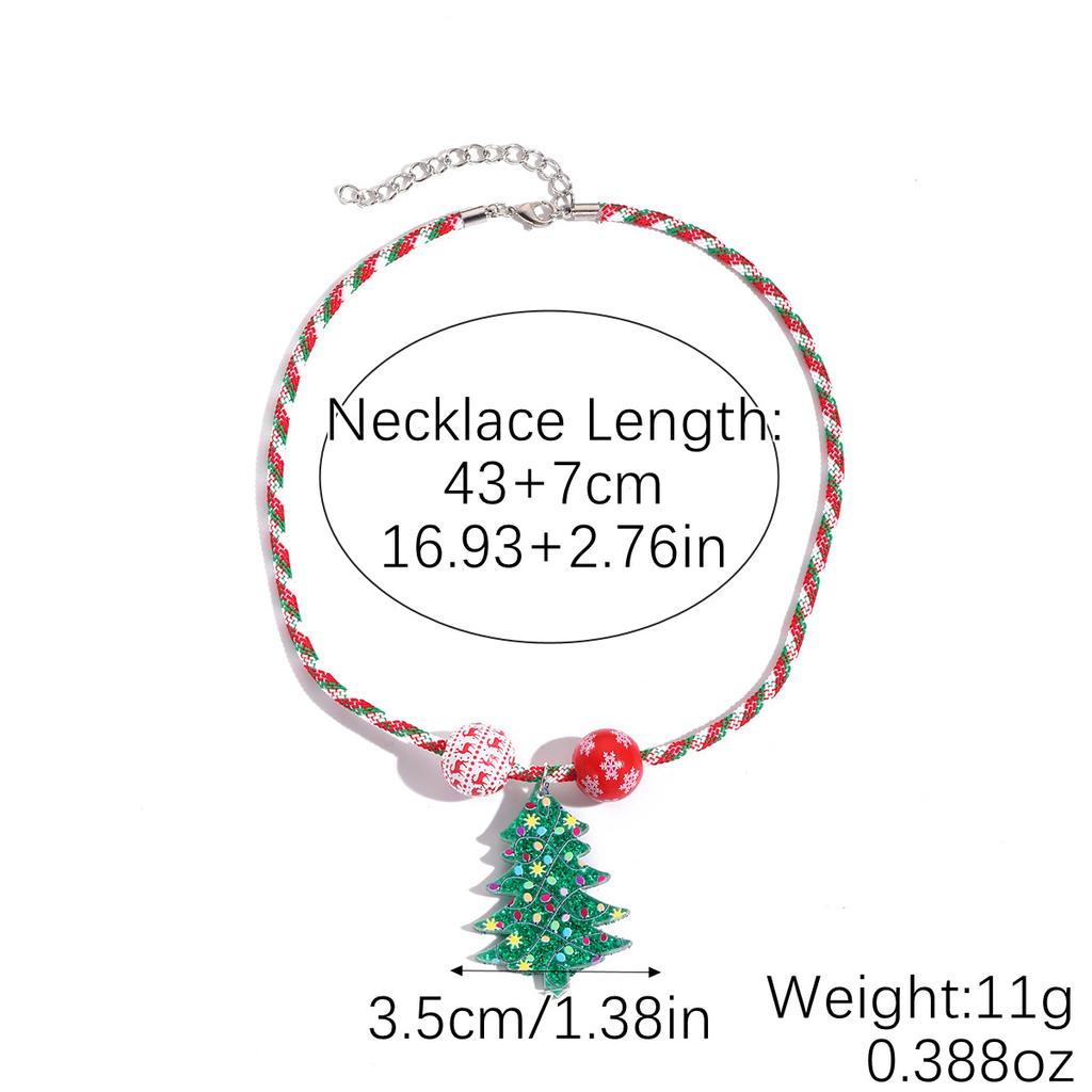 Christmas Day Necklace European and American Multi-layer Christmas Necklace Christmas Necklace