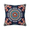 Custom Bohemia Ethnic Mandala Flower Cushion Cover 45x45 Cm Polyester Throw Pillow Case For Sofa Decoration Bedding Pillowcase