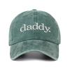 Adjustable daddy. Embroidery Caps Vintage Baseball Cap Fashion Sport Visors Cap  Father's Gift