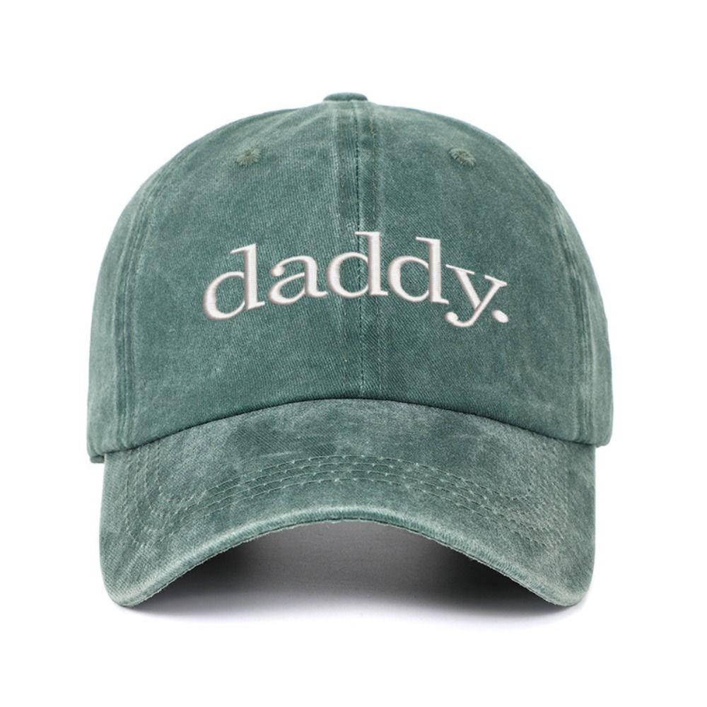 Adjustable daddy. Embroidery Caps Vintage Baseball Cap Fashion Sport Visors Cap Father's Gift