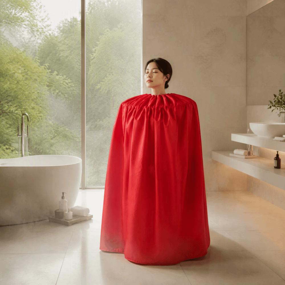 Whole Body Sauna Blanket Stand Frame Fumigation Garment Sauna Cover Sauna Suit Home Use