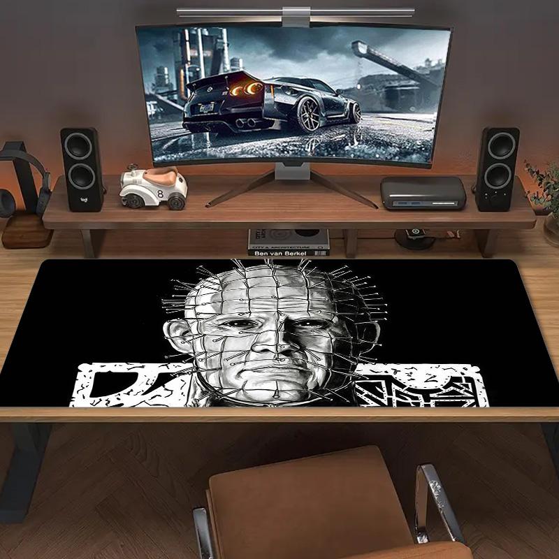Pinhead Print  Cushion Non-slip Laptop Tablet Big Mousepad XXL Mat Mini PC Playmat With Lock edge