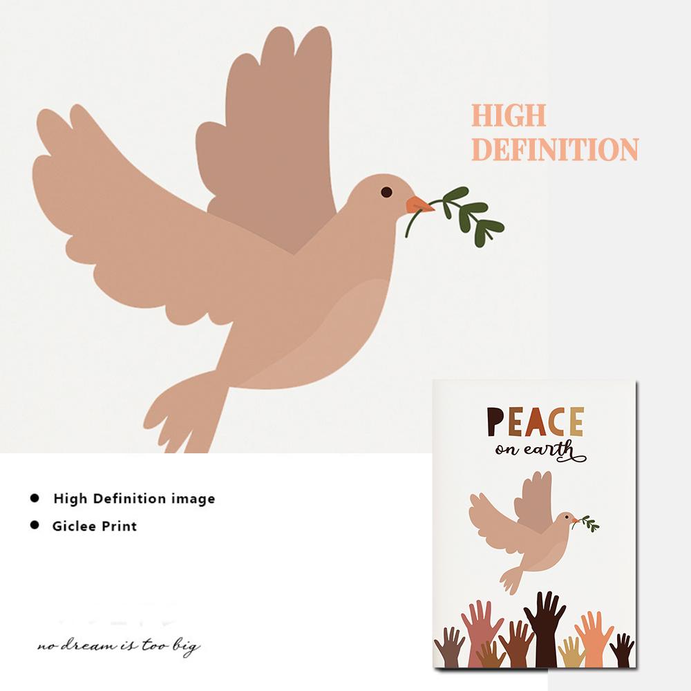 Инклюзивный класс Искусство Разнообразие Плакат Человеческое Равенство Принты Дети Настенная Картина На Холсте Любимая Доброта Декор Класса Картины