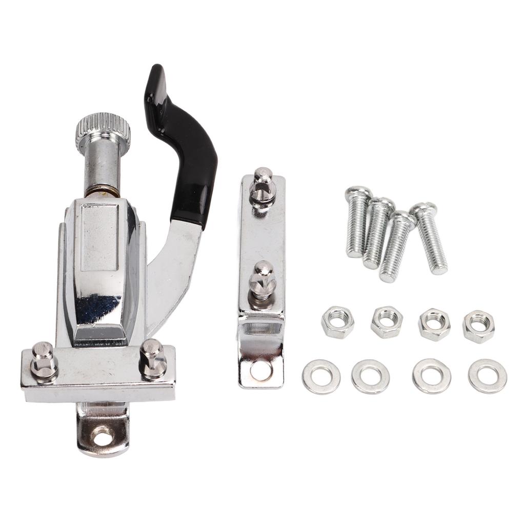 Серебристый машинка для малого барабана Гладкий внешний вид Легкая установка Изысканное мастерство Регулятор малого барабана