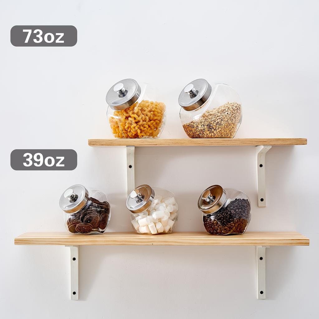 3 шт. мини-стеклянная банка для пенни, банка для конфет, банка для печенья, кухонная канистра, стеклянная банка для конфет, коробка для хранения ювелирных изделий, драгоценных камней, монет с крышкой, идеально подходит для шоколадных конфет