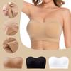 Большой размер TK strapless bra мягкий топ-труба нескользящий силиконовый бесшовный без косточек топ-труба бюстгальтер