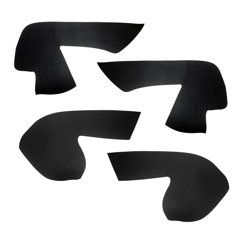 4 шт., микрофибра, кожаная внутренняя дверная ручка автомобиля, накладка на дверной подлокотник для VW Tiguan 2008 2009 2010 2011