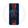 Case for Oppo A74 5G - MANIACASE - PSG Logo - Flexible - Sporty - White