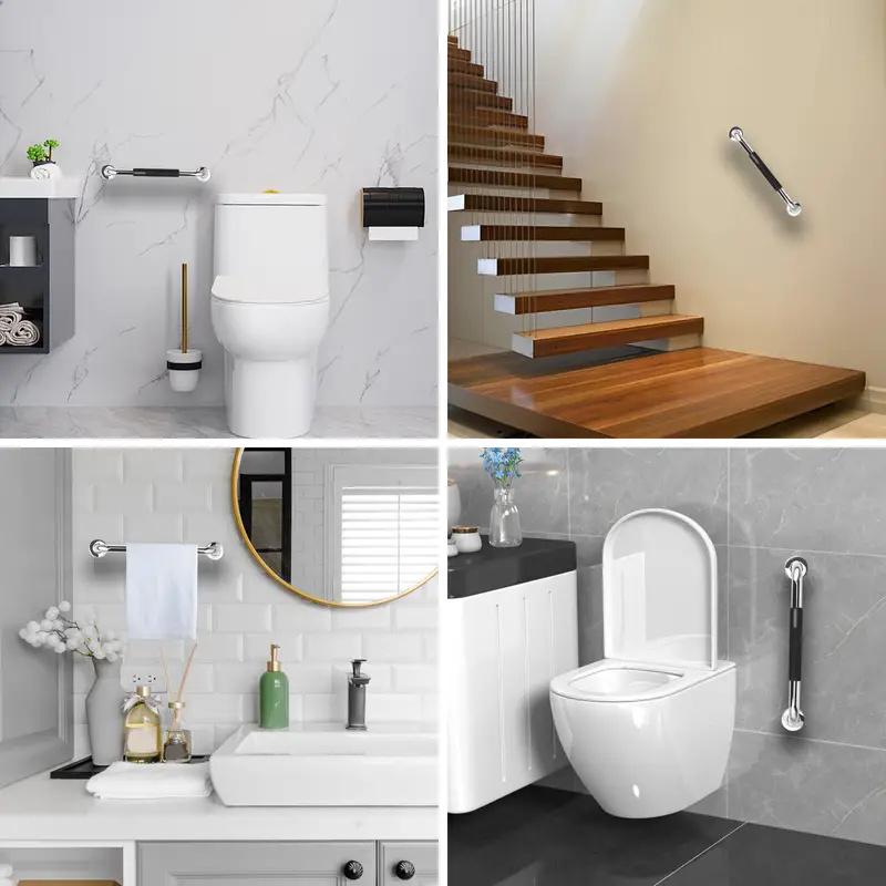 1шт 304 нержавеющая сталь силиконовый поручень для безопасности ванной комнаты пожилых людей и людей с ограниченными возможностями предотвращение падений в туалете