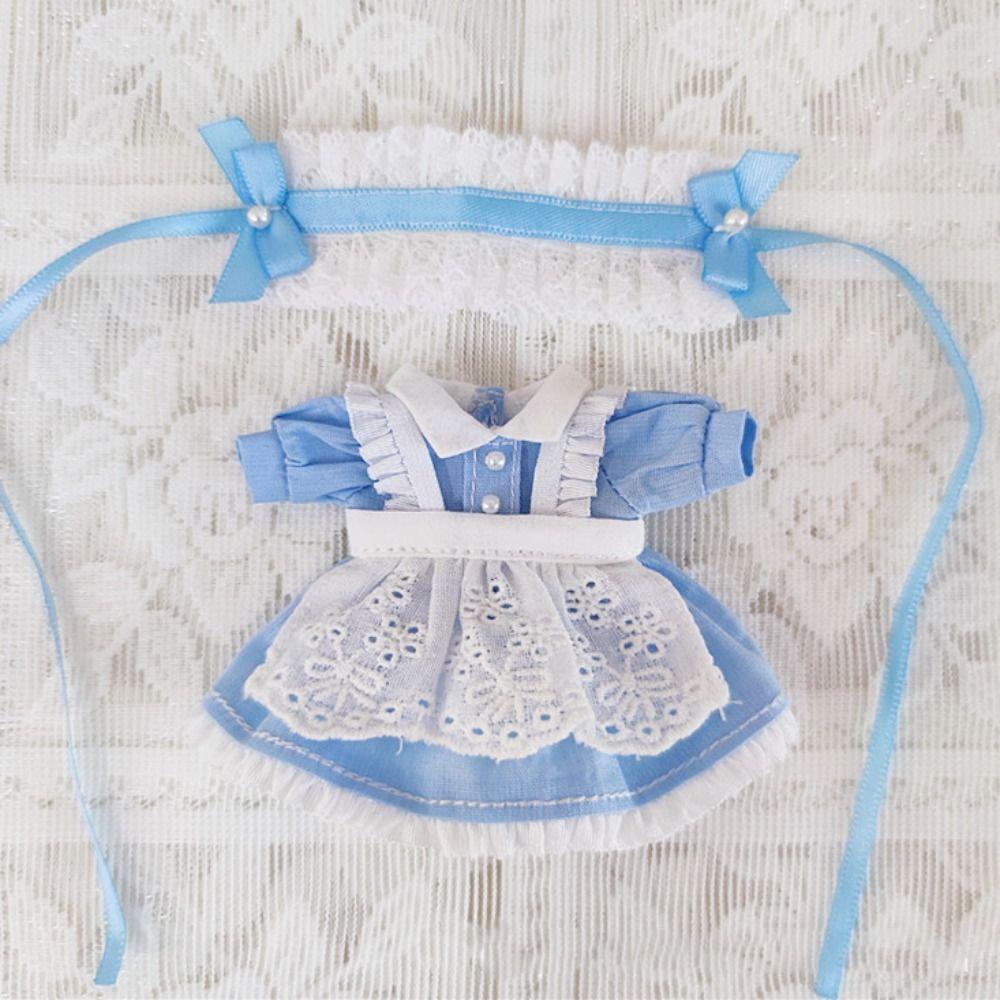Dolls Accessories Maid Skirt Suit Mini Dolls Princess Dresses Uniform Clothes 1/11 Ob11 Dolls