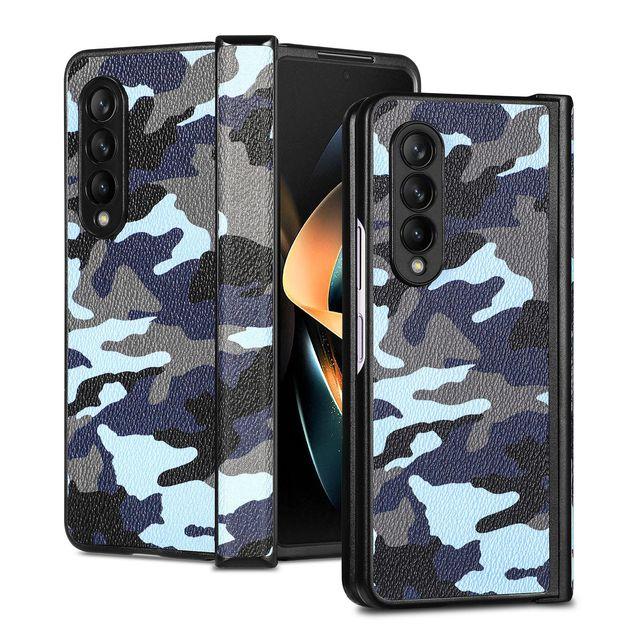 2022 камуфляжный чехол для Samsung Galaxy Z Fold 4 3, модный роскошный роскошный чехол в стиле милитари, противоударные чехлы для Fold4 Fold3 W23