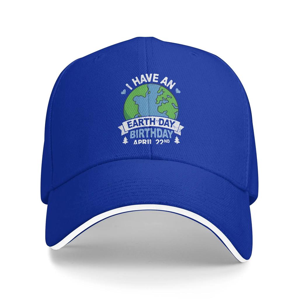 Earth Day EnvironUnisextal Baseball Cap Popular Sandwich Hat Unisex Women Adjustable Dad Hat Outdoor