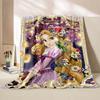 3D Princess Rapunzel Printing Blanket Kinds Adult Blanket Soft and Warm Bedding for Bed Sofa Travel Cover Blanket Holiday Gifts