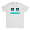 Unisex Unisex Tshirts Runner Geometry Dash Game Funny 100 Cotton Tees Short Sleeve Geometric Dash T Shirt Crew Neck Clothes Summer