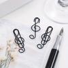 30pcs Colorful Musical Book Marks Note Paper Clip Stationery Random Color Bookmarks Metal School Office Supply Teacher Supplies