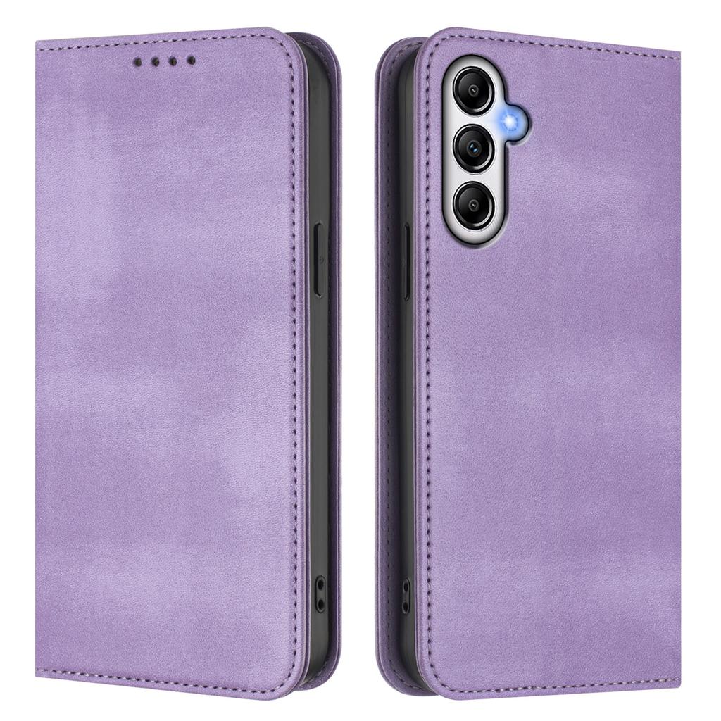 For Samsung Galaxy A35 5G Wallet Cases Retro Texture RFID Blocking Leather Phone Cover