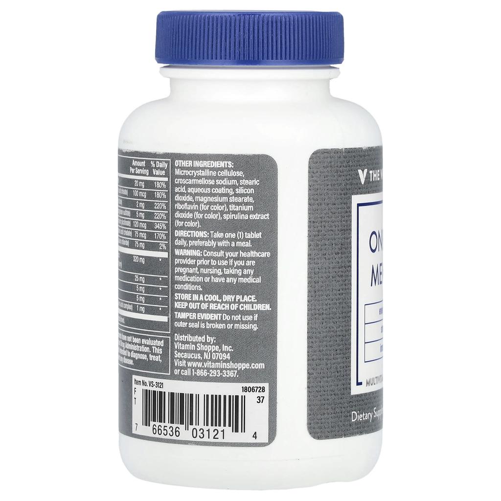 One Daily Men's 50+, 60 Tablets