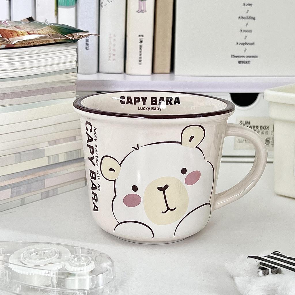 Подарок Подарок для девочек на день рождения Капибара Детская чашка для воды Парная керамическая кружка Лучший друг Сувенир Подарочная коробка