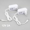 White LED Driver AC 100V-240V To DC 12V 2A 2000ma Power Supply Adapter Transformers Switching Charger For LED Strip Light Cctv