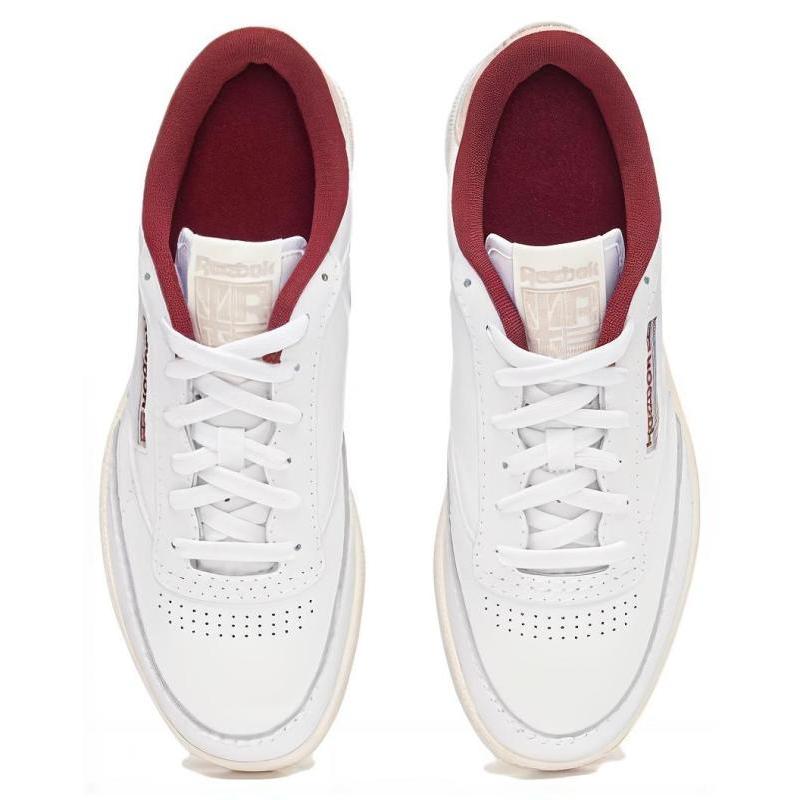 Reebok Кроссовки Club C 85 'White Classic Maroon' 100032972