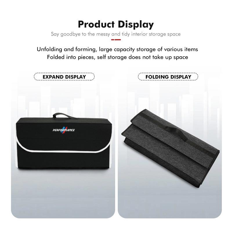 Car Trunk Organizer Box Large Capacity Folding Storage Bag For BMW E91 X5 E70 F11 E30 F31 X3 F25 E61 E83 X1 E53 E87 F40 F32 E70
