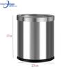 Zhonghuan Li'an Round 10L Stainless Steel Trash Can