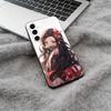 D-Убийца демонов- Kimetsu no Yaiba Черный мягкий силиконовый чехол для телефона для Samsung Galaxy A73, A71, A72, A70, A53, A52, A51