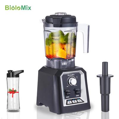 Профессиональный настольный блендер Biolomix T5800, 2200 Вт, высокая мощность, 2-литровый кувшин без BPA, 6 лезвий из нержавеющей стали, плавная регулировка скорости и импульсный режим