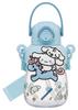 Straw Bottle with Rubber Lock Shoulder Love Mascot, 650ml, One-Push Open, Function, Handle, Strap, Sanrio, Cinnamoroll, Everyday, PRMC7ST-A