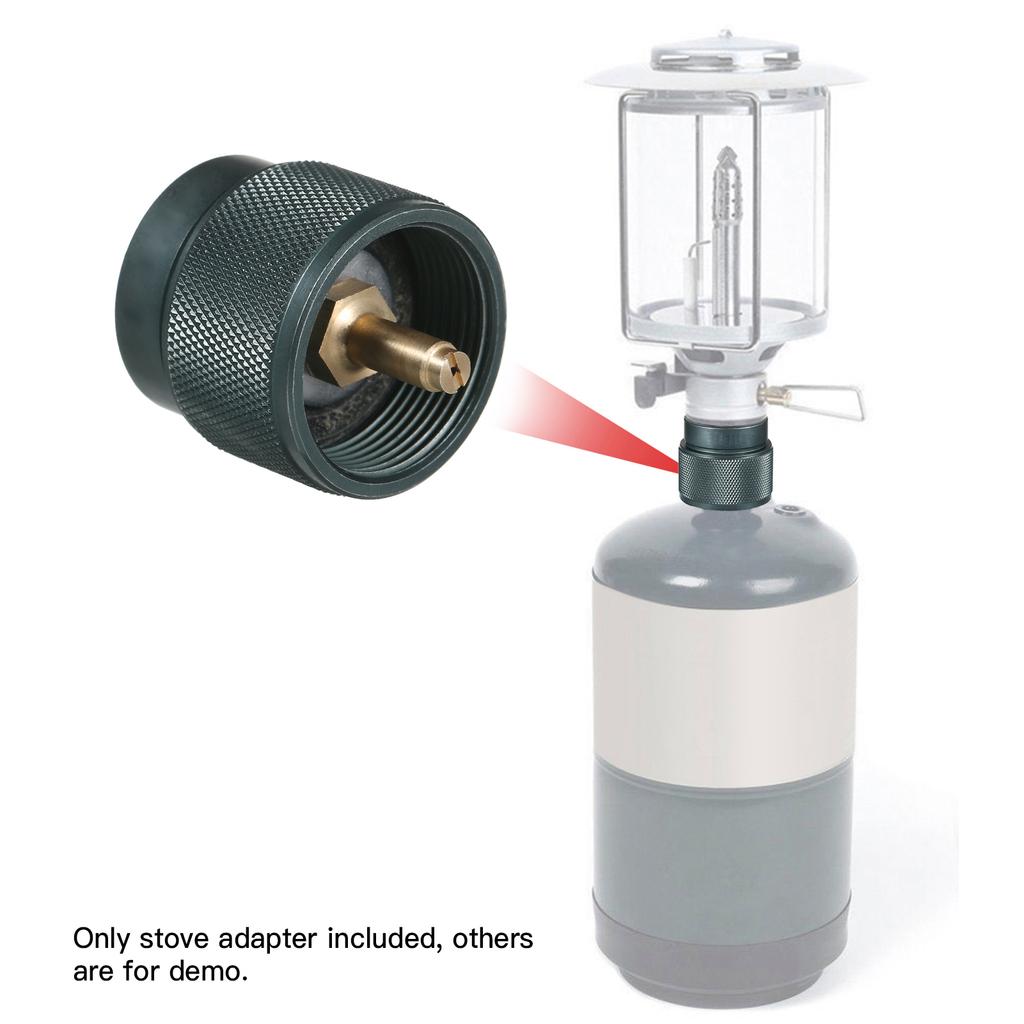 Адаптер для походной плиты 1 фунт пропан Маленький баллон Вход EN417 Выход клапана Линдаля