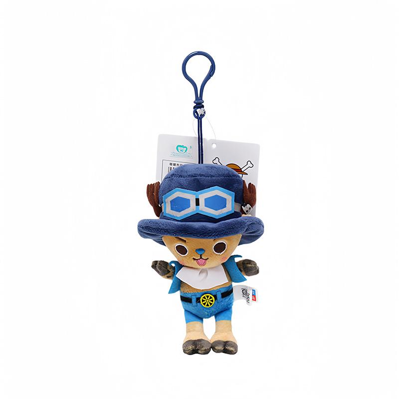 One Piece Plush Keychain Doll 12cm Laboon Luffy Tony Chopper Laboon Sabo Soft Stuffed Toy Backpack Ornaments Toy