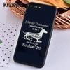 Krajews Такса Цитаты Для iPhone 17 Air 16 Чехол Для Телефона Cover 15 14 plus 12 pro max coque Fundas