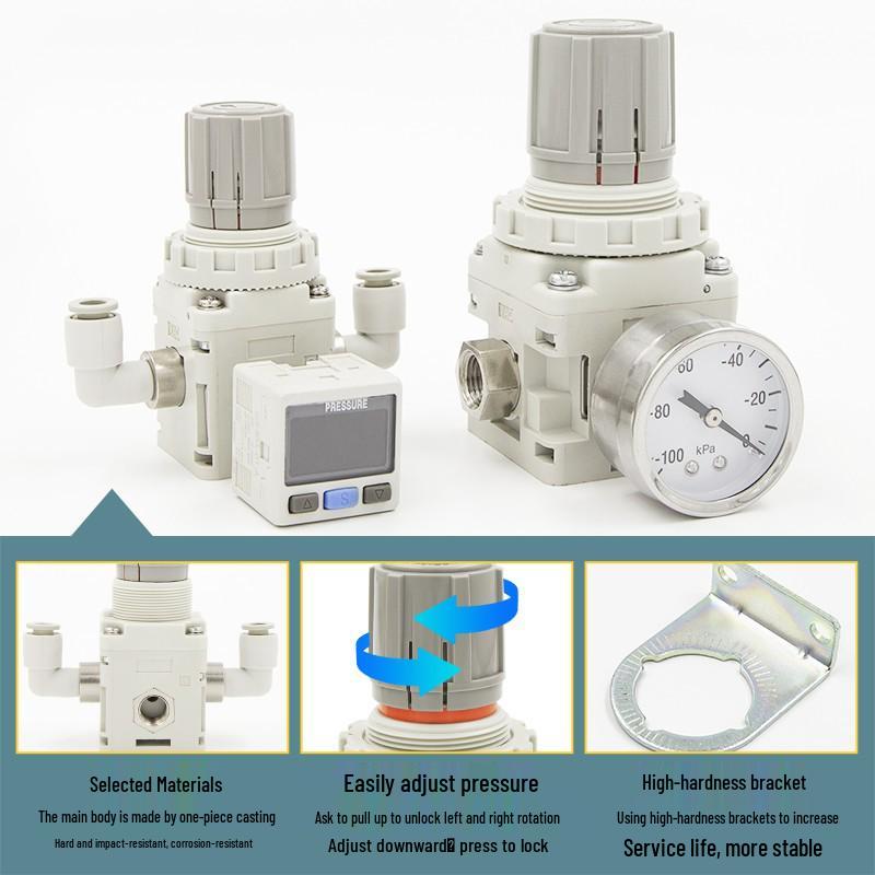 IRV Vacuum C06: Negative Pressure C08 Valve, LC10 Regulating Valve, 20 Limit Valve, BG Pressure Stabilizer