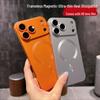 Frameless Magnetic iPhone 17 Pro Max Case with Built-in Lens Protector, Frosted Anti-Drop Design, Compatible with Apple 16.