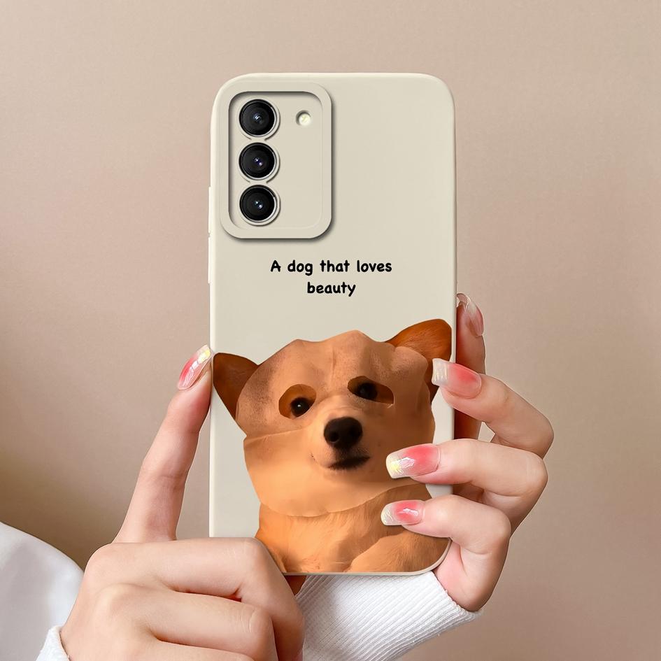 Phone Case For Samsung S21 S20 FE M13 M14 M32 Note 20 M53 Back Cover Pretty Flower Coloured Drawing Shockproof Soft Silicone Housing Capas For Samsung