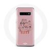 Case - Samsung - Galaxy S10 Elite - Rigid - Pink - Fanart Logo Characters Poster
