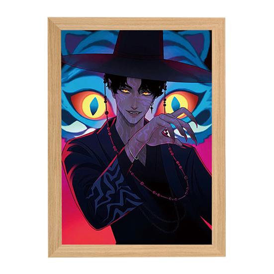 Картина Лампа Перезаряжаемый Светодиодный Свет Светящийся Настенный Художественный Свет Яркий Цвет Художественное Освещение Ночник