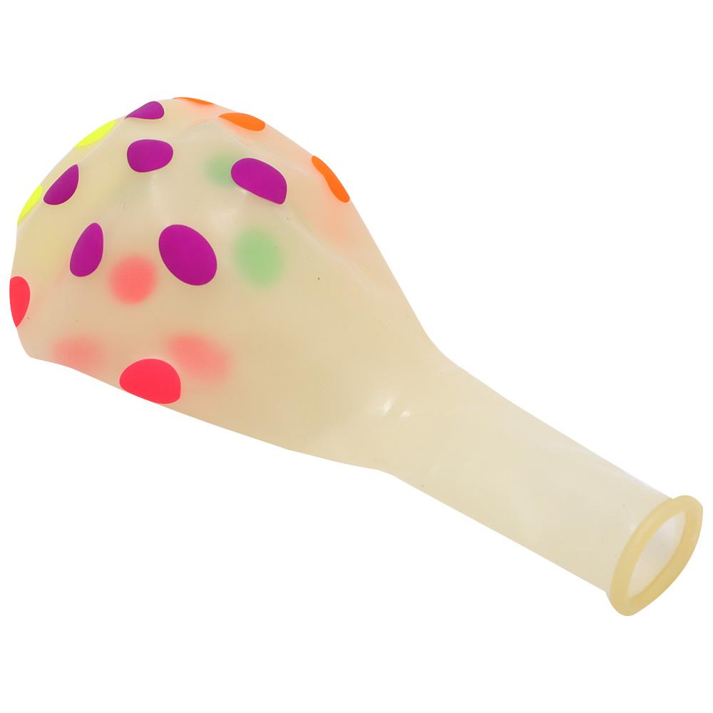 120 шт. резиновые УФ-шарики в горошек с черным светом в форме сердца и звезд, светящиеся гелиевые шары для свадьбы