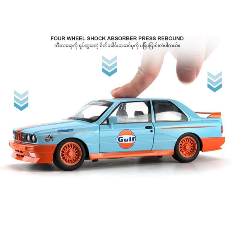 1/24 литая модель автомобиля BMW M3 Street Car Decal Version литая модель автомобиля