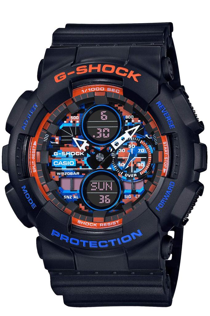 Casio Серия Городской Камуфляж Черные Часы G-Shock GA-140CT-1AJF Мужские