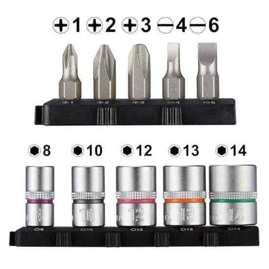 VESSEL 2WAY Powered Driver Bit Socket Set 400PD2-1