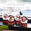 Christmas Snow Globe Snowman Christmas Home Mini Delivery 100 Yen Figurine, Snow, Ornament, Decor, Gift, Size, 6.5cm, XMS001-A,