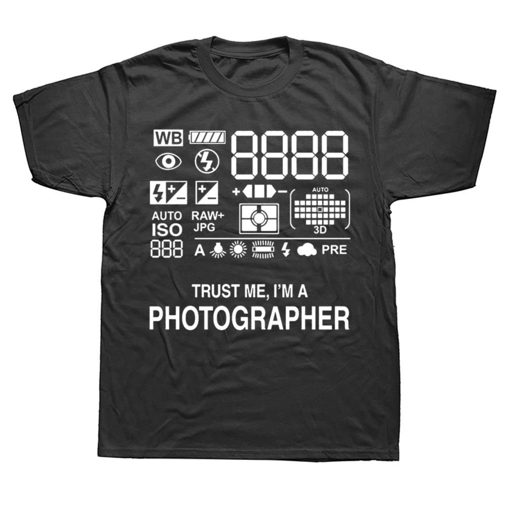 Смешная футболка с принтом фотографа и камеры, футболка для фотосъемки, летняя, с графическим рисунком, хлопок, уличная одежда, с коротким рукавом, подарки на день рождения, мужская одежда...
