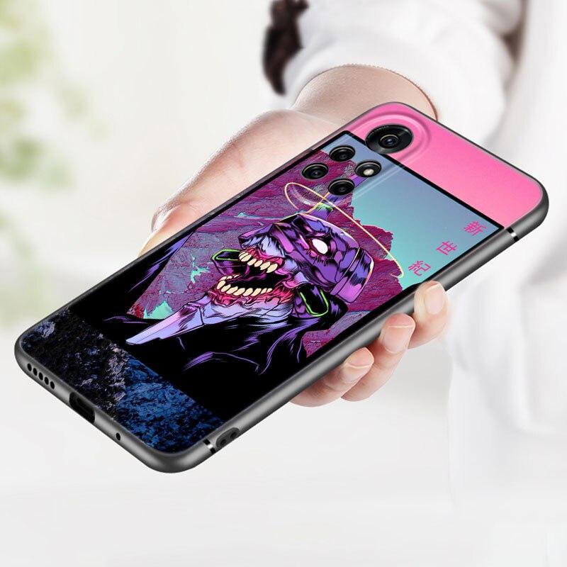 Чехол для телефона Anime Girl Mech для Huawei Honor 60 50 SE 30S Mate 30 20 10 Lite 40 Nova 9 8 Pro Y60 8i 7i 7SE 5T Premium Black Cover
