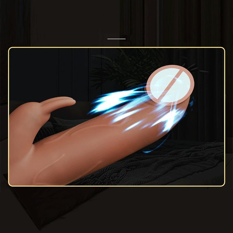 Телескопический фаллоимитатор-вибратор для женщин, стимулятор клитора, игрушка для взрослых, эротические секс-машины, женская вагина, страпон, мастурбатор, оргазм