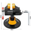Мини-регулируемые фиксированные электрические небольшие настольные тиски, вращающаяся на 360 ° шлифовальная машина, вращающаяся ручная дрель, присоска, фиксированная рама